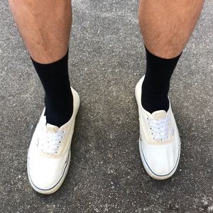 vans authentic cream